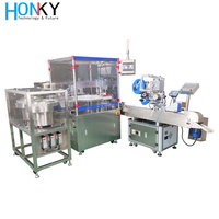 Machine de remplissage et de bouchage automatique 50 BPM avec PLC pour bouteilles en bois, savon liquide, moteur électrique pneumatique, structure compacte, produits chimiques