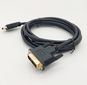 Chất lượng tốt 24K mạ vàng DVI 24 + 1 đến HD mi cáp cho hệ thống AV sử dụng - Product Image 2