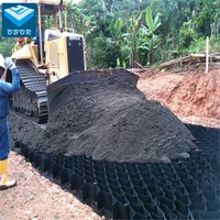 Géocell en HDPE texturé OBOR, profondeur de cellule 100 mm, pour la protection des pentes et la stabilisation des talus