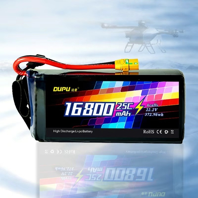 DUPU FPV 6S 12S  Lipo Battery 8000/9000/9500/10000/16800/22000mah 6S Lipo Battery 22.2V 44.4V 25C FPV Drone Battery for FPV