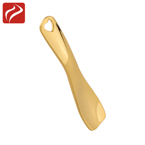 Cuchara de metal para masaje de ojos en forma de corazón, color dorado, promoción - Product Image 4