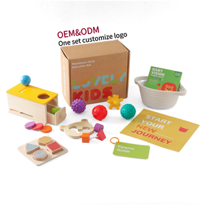 Yuci ชุดกล่องมอนเตสซอรี่อเนกประสงค์พร้อมหนังสือคู่มือสำหรับผู้ปกครองชุดของเล่นเพื่อการเรียนรู้การเรียนรู้การเรียนรู้การเรียนรู้ - Product Image 1