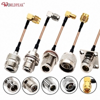 Câble coaxial flexible RG400 en PTFE à double blindage personnalisé par le fabricant avec connecteurs RF multiples SMA N TNC pour l'assemblage d'avionique