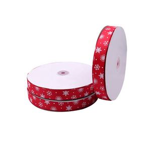 Pita Grosgrain Hadiah Liburan Kualitas Tinggi Grosir Pita Hadiah Kustom 7/8 Inci Selamat Natal - Product Image 5