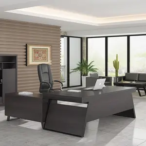 Muebles de oficina de melamina modernos, escritorio ejecutivo, mesa de director Ejecutivo, precio