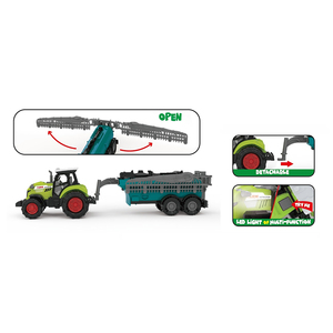 Nouveautés 2026 Jouets : Voiture de jeu agricole en plastique 1/32 à roues libres avec fonction d'arrosage - Product Image 6