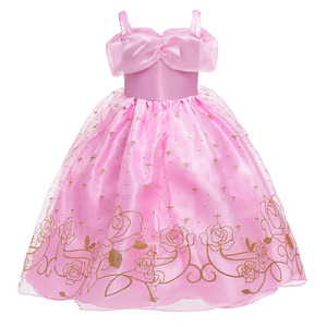 Vente chaude en 2024 filles Costume de fée princesse jaune fille princesse Costume GPHC-011 - Product Image 6