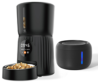 Distributeur automatique intelligent de nourriture pour animaux de compagnie Tuya vidéo Wifi App Control distributeur 4L avec caméra mangeoire automatique pour chats
