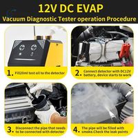 Détecteur de fuite multifonctionnel pour véhicules électriques, adaptateur de valve à membrane en caoutchouc toutes tailles pour le contrôle des fuites dans les conduites de tous les véhicules