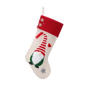 Calcetín Navideño Decorativo con Muñeco sin Rostro, Calcetín Navideño para Decoración del Hogar, Artículos Navideños - Product Image 6