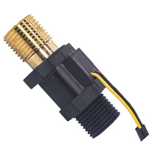 Système d'eau chaude instantanée avec capteur de débit d'eau à effet Hall en cuivre pour tube G1/2 personnalisable, sonde de contrôle de température NTC - Product Image 1