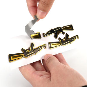 Autocollants 3D souples personnalisés de haute qualité, emblèmes de <span class=keywords><strong>moto</strong></span> argentés et dorés, autocollants imperméables pour carrosserie de voiture - Product Image 4