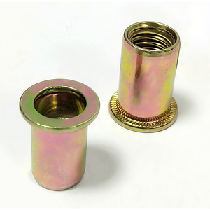 Bền mù đinh tán Nut ốc vít cho máy móc ô tô kim loại cường độ cao thép carbon Đầu phẳng có khía hạt đinh tán din7339 - Product Image 2