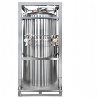 Réservoir de stockage d'oxygène liquide/azote/argon/CO2 Cylindre de gaz cryogénique Dewar, alimentation en oxygène médical hospitalier