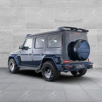 Kit de carrosserie de mise à niveau de type B pour Mercedes Benz G63 W465 2024 Nouvelle fibre de carbone Lèvre avant et diffuseur arrière et capot et passages de roues et éclairage supérieur