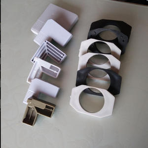 Accesorios de perfil de puerta de acero y cristal al por mayor, código de esquina, decoración del hogar, materiales de construcción, código de esquina de aleación de aluminio - Product Image 2