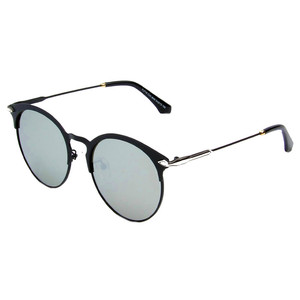 VILLARROBLEDO Lunettes de soleil polarisées pour femmes, style monture ronde en corne - Product Image 5