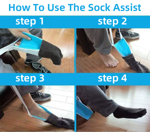 Dispositif d'aide à la mise <span class=keywords><strong>de</strong></span> <span class=keywords><strong>bas</strong></span> <span class=keywords><strong>de</strong></span> chaussettes pour personnes âgées et femmes enceintes, outil flexible pour chaussettes <span class=keywords><strong>de</strong></span> compression - Product Image 6