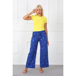 Pantaloni larghi in cotone pettinato 210013 - Product Image 2
