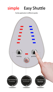 Set terapi bekam elektrik tanpa kabel, alat pijat Gua Sha dapat diisi ulang untuk Selulit Tubuh tipe palu kerokan - Product Image 5