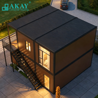 Nouvelle conception de maison préfabriquée AKAY, maison en conteneur préfabriquée, démontable, moderne, mobile, modulaire, villa pour appartement