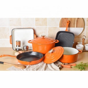 Juego <span class=keywords><strong>de</strong></span> utensilios <span class=keywords><strong>de</strong></span> cocina <span class=keywords><strong>de</strong></span> hierro fundido, juego <span class=keywords><strong>de</strong></span> utensilios antiadherentes para cocina alemana, turca, coreana, rusa y japonesa, <span class=keywords><strong>2022</strong></span>, venta al por mayor - Product Image 4