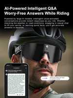 Lunettes de sport intelligentes OEM en gros avec caméra 8MP, assistant vocal IA, lunettes de vélo, traduction IA, lunettes de soleil d'extérieur