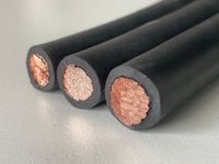 Cable de Soldadura YH 450/750V, Cable de Soldadura Flexible de Cobre y Goma de 16mm2, 25mm2, 35mm2, 50mm2, 70mm2, 95mm2, Fábrica OEM