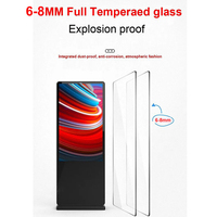 Pantalla Digital para Exteriores de 75 Pulgadas, 3000 Nits, Legible Bajo la Luz Solar, IP65 Impermeable, Kiosco Publicitario LCD 4K