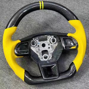 Volant de voiture en fibre de carbone pour MG5 MG6 Pro <span class=keywords><strong>MG</strong></span> GT <span class=keywords><strong>MG</strong></span> ZS avec cuir rouge et double marqueur rouge - Product Image 5