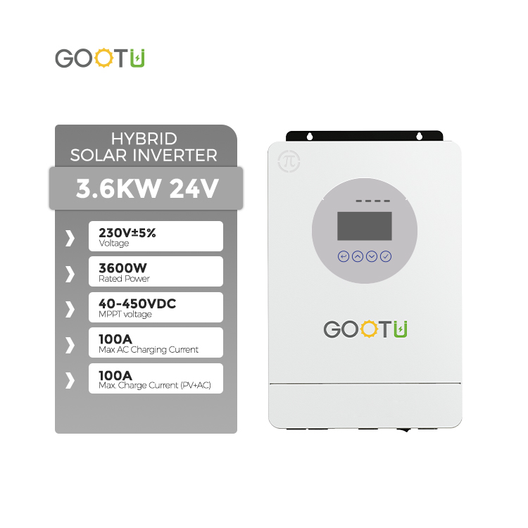 hybrid solar inverter 24v 3kw