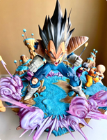 Estatua GK Vegeta Explosive Rush de Alta Gama - Figura Coleccionable de Dragon Ball Z, Escultura Artística de Resina Pintada a Mano con Gran Detalle