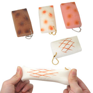 Kawaii स्क्विशी चावल केक निचोड़ मोची खिलौने पके हुए चावल केक जापानी खाद्य मोची स्क्विशी - Product Image 3