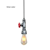 Lampe suspendue rétro style industriel en tuyau d'évacuation, pour salle à manger, bar, club, café, restaurant, luminaire suspendu à tête unique, articles de décoration intérieure
