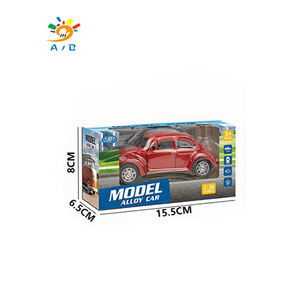 سيارة لعبة كلاسيكية طراز بيتل من AJB مزودة بموسيقى وإضاءة وآلية سحب للخلف، مصنوعة من خليط معدني وبلاستيك مصبوب، ألعاب للأطفال - Product Image 4