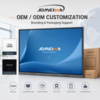 Tableau interactif intelligent OEM ODM de 65, 75 et 86 pouces, écran plat pour les distributeurs, importateurs, revendeurs et projets éducatifs OEM