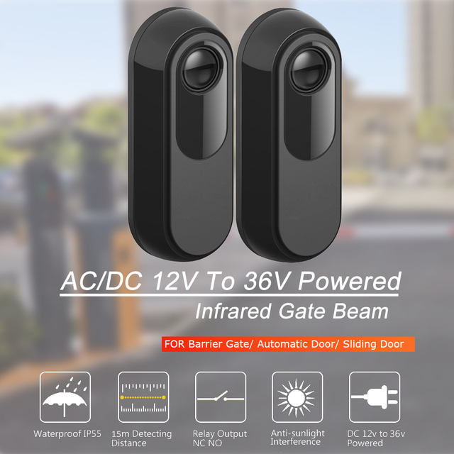 12/36V Infrared Photocell Sensor for Gate Opener