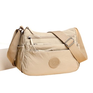 Borsa a Tracolla da <span class=keywords><strong>Donna</strong></span> <span class=keywords><strong>Grande</strong></span> Capacità Tinta Unita con Chiusura a Cerniera 9 Scomparti Impermeabile in Tessuto Nuova Borsa Casual 9 - Product Image 2