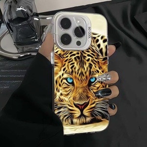 Vàng báo in mô hình sang trọng cứng PC TPU điện thoại di động Trường hợp laser in ấn tương thích với XS XR x XS 11 12 13 14 15 16 Pro - Product Image 5