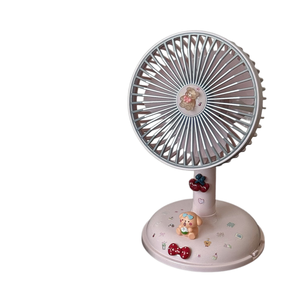 Creative Cute Small Battery Powered Class a Energy Efficient 3-Speed <b>Air</b> <b>Circulation</b> Desk <b>Fan</b> for Car & Dorm Use - Product Image 5