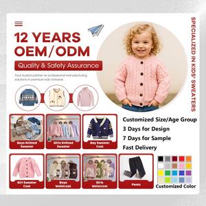 Automne hiver ours chiot lapin décoration mignon <span class=keywords><strong>doux</strong></span> garçons chandails <span class=keywords><strong>pull</strong></span> en tricot - Product Image 6