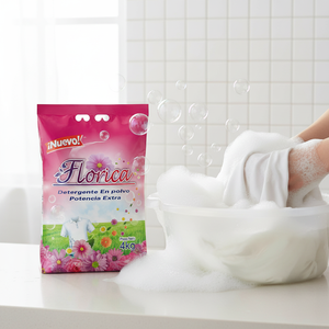 Jabón de Lavado Ecológico de Alta Calidad de 4 kg, Blanqueador, Quitamanchas, Detergente en Polvo Natural Concentrado y Suave, <span class=keywords><strong>Espuma</strong></span> Abundante - Product Image 1