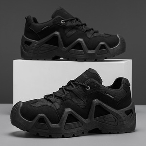 Fábrica personaliza nuevas botas marrones para exteriores, ultraligeras, impermeables, para entrenamiento en el desierto, de caña alta, China - Product Image 3