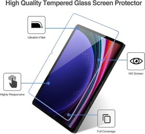 Slim Fit HD rõ ràng bảo vệ Tempered Glass bảo vệ màn hình cho Samsung <span class=keywords><strong>Galaxy</strong></span> <span class=keywords><strong>Tab</strong></span> S7 S8 S9 A9 cộng với 11 inch máy tính bảng - Product Image 2