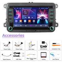 Autoradio Android Podofo 2+32G 7 pouces avec Carplay et Android Auto pour VW/Polo/Skoda/Scirocco/Caddy/Beetle T5 Autoradio d'usine