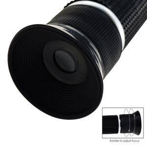 Réfractomètre optique professionnel pour bière et moût, double échelle Brix et densité spécifique, ATC, sans batterie - Product Image 4