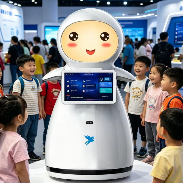 Alpha Snow AI Reception Robot for Hotel Office School and Shopping Center
