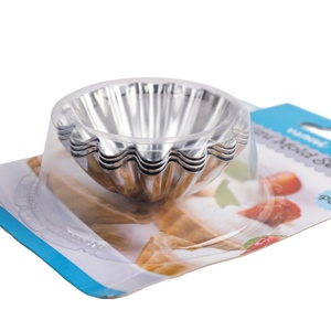 Molde <span class=keywords><strong>para</strong></span> hornear <span class=keywords><strong>de</strong></span> plástico desechable <span class=keywords><strong>de</strong></span> calidad alimentaria, antiadherente, ecológico, plateado, <span class=keywords><strong>para</strong></span> cupcakes y tartas <span class=keywords><strong>de</strong></span> huevo, personalizado - Product Image 6