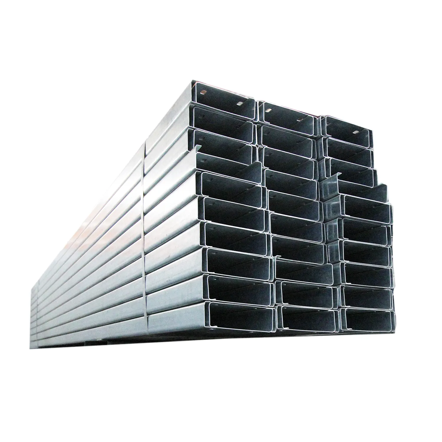 low price wholesale price HDG Steel C Channel Purlin 41x41x2 mm Slotted Channel galvanized metal tracks galvanized channel