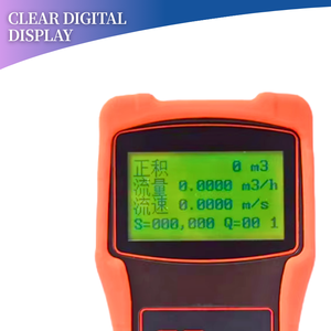 Draagbare Handheld Batterij Aangedreven Ultrasone Variabele Oppervlakte Waterstroom <span class=keywords><strong>Meter</strong></span> Lcd-Display Plastic Oem Ondersteuning Voor Olievloeistof - Product Image 5